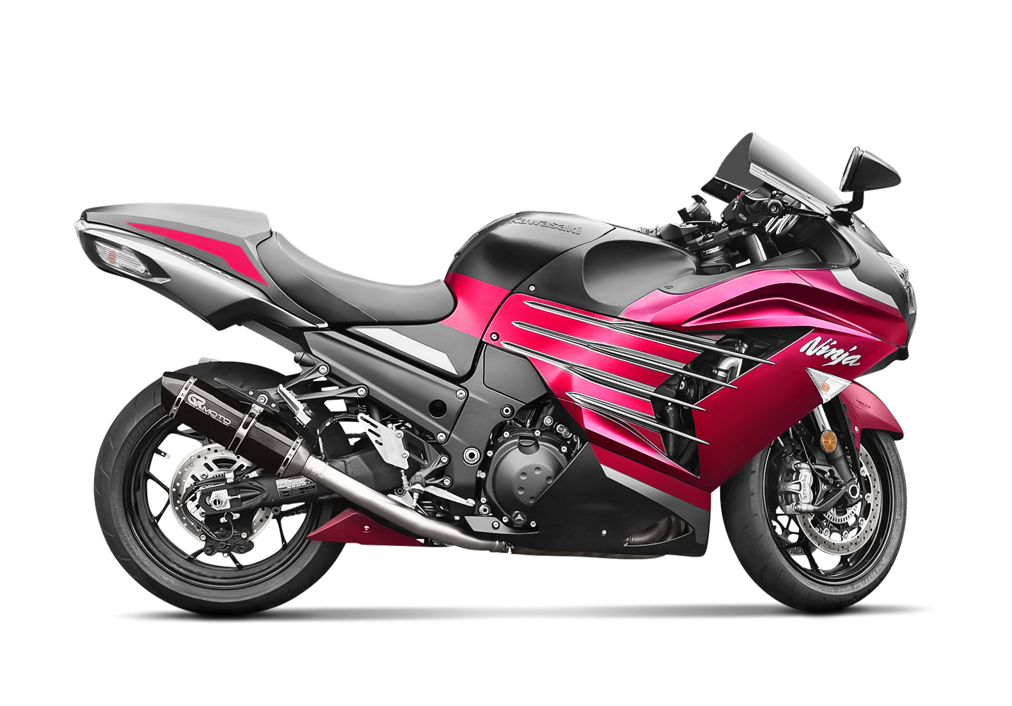 Kawasaki ZZR1400 NINJA (ZX14) 2012-2025 Half System Exhausts