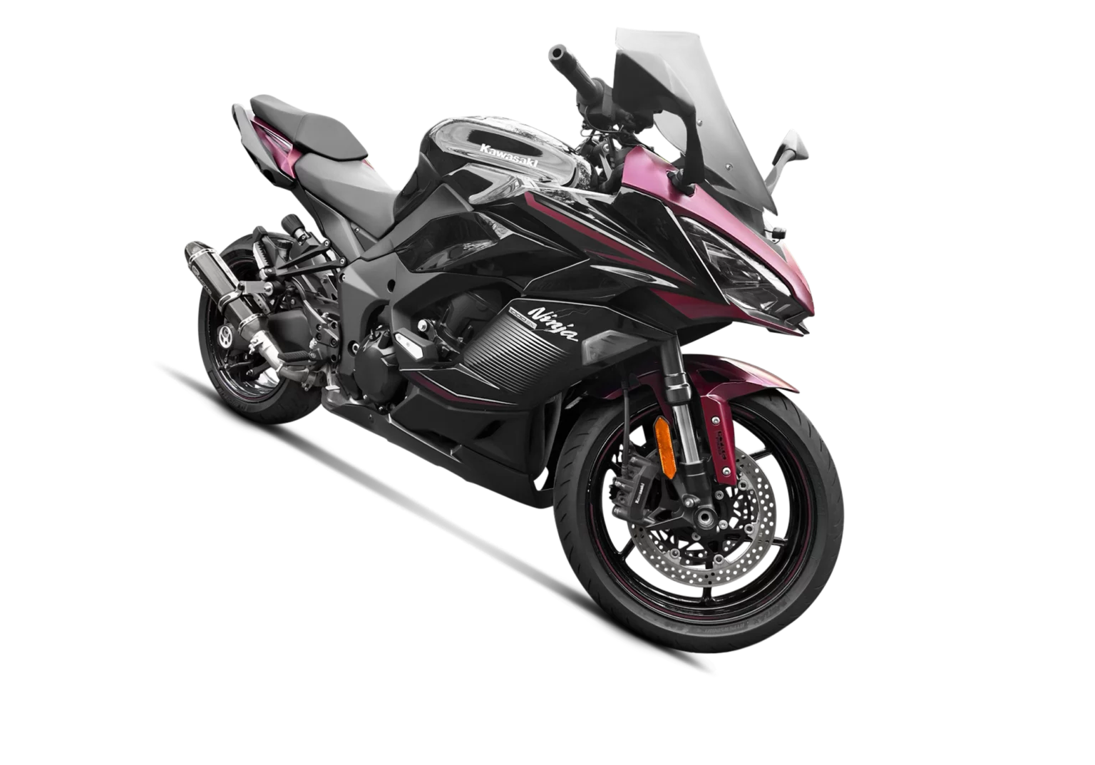 techserfu Ninja1000SX(20-) チタンスリップオンパイプ Φ60.5