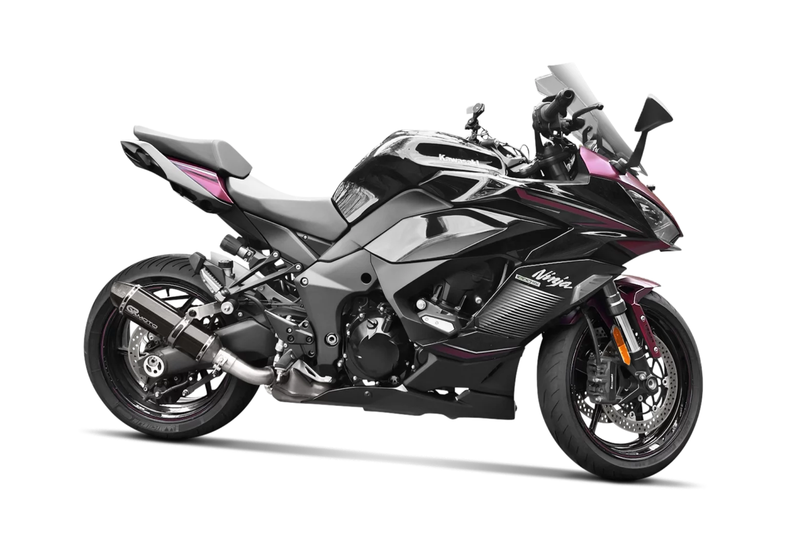 techserfu Ninja1000SX(20-) チタンスリップオンパイプ Φ60.5